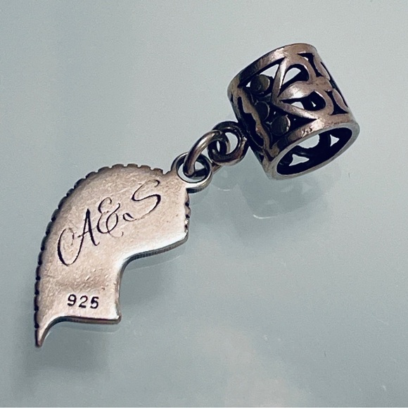 Little SIS Heart Sister Bead Charm Sterling Silv Fit European & Pandora … - Picture 4 of 5